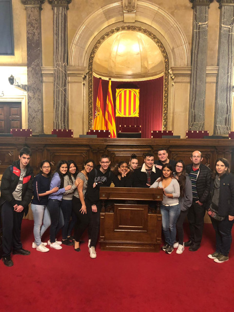 Visita GAJ al Parlament