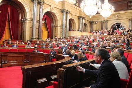 Visita parlament. Hemicicle, diputats i grup. Visita parlament. Hemicicle, diputats i grup.